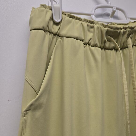 Lululemon Stretch High-Rise Jogger *Full Length sz 8 in Yellow Pull-On Pants EUC - Picture 8 of 14